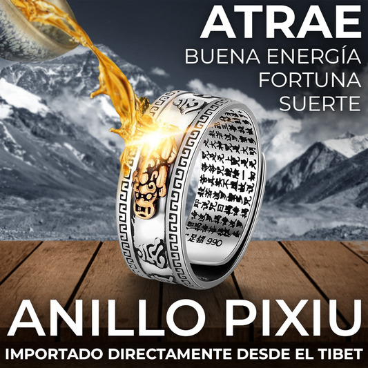 Anillo Pixiu Atrae Abundancia